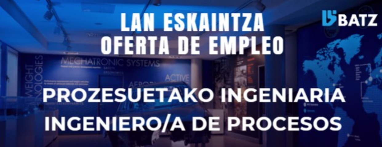 Imagen de cabecera de Prozesu Ingeniaria / Ingeniero/a de Procesos (sector automoción)