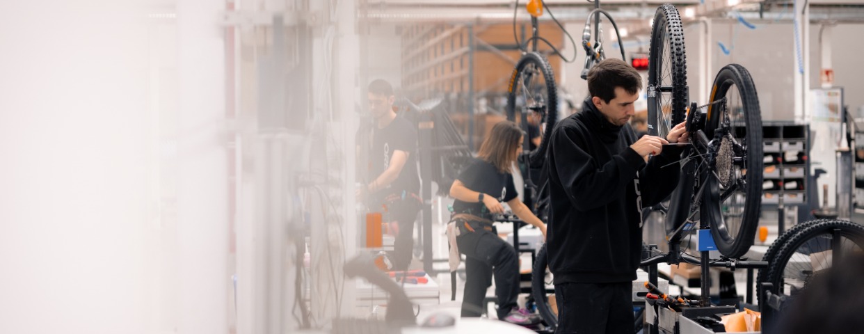 Imagen de cabecera de Montaje de Bicicletas - Bizikleten muntaketa.